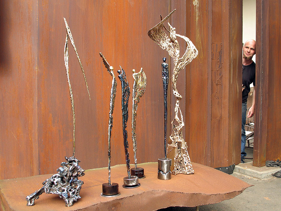 Skulpturen aus Metall